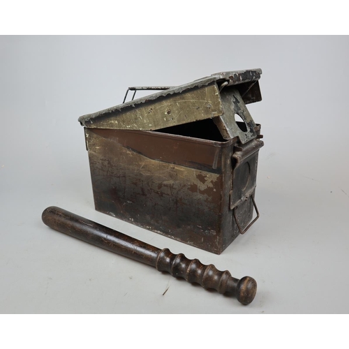 178 - Ammo box and truncheon