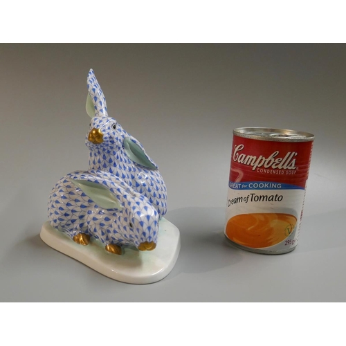 209 - Herend hand painted rabbit figurine