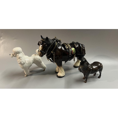 244 - Collection of ceramic animals to include Beswick