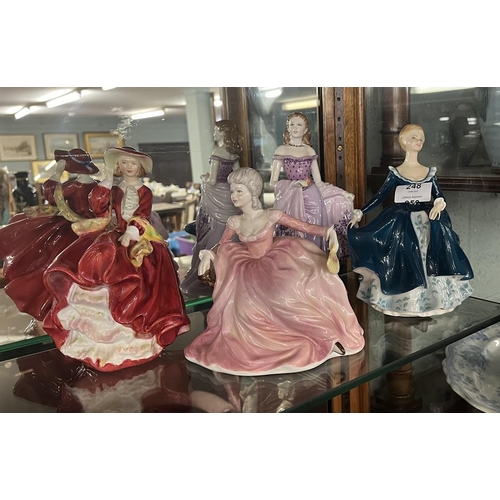 248 - 4 figurines to include Royal Worcester