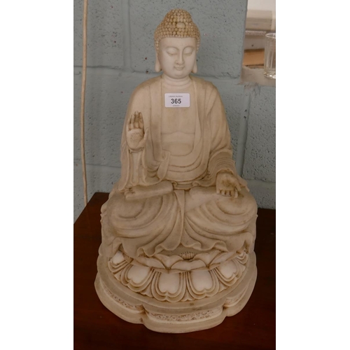 365 - Large heavy figure of a Guanyin (missing fingers on one hand) - Approx height: 44cm