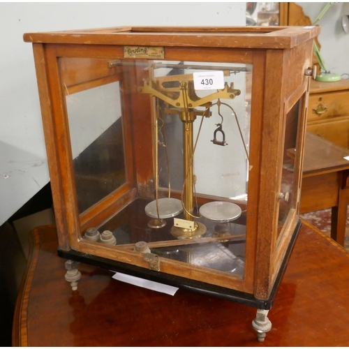 430 - Cased scientific scales