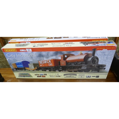 451 - Boxed Hornby train set - City Industrial