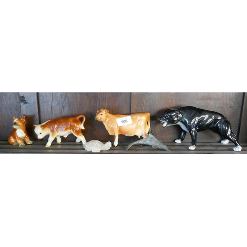 506 - Collection of animal figurines