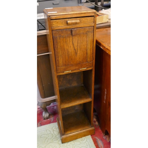 510 - Oak smokers cabinet