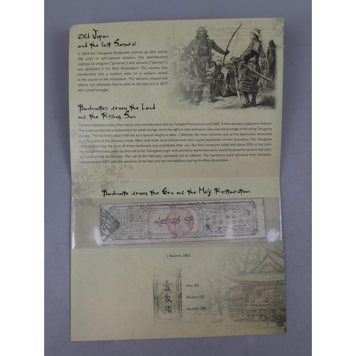 126 - Samurai coins & banknote 1769-1870