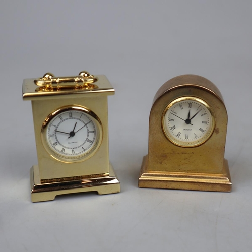 132 - Collection of watches and miniature clocks