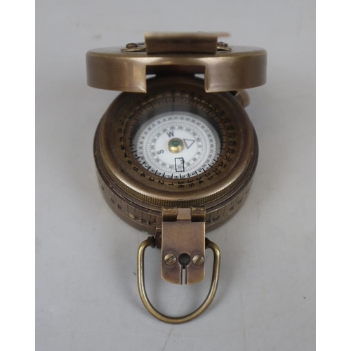 148 - Brass compass marked T.G. Co Ltd MKIII 1941