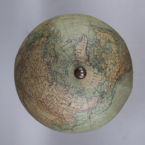 176 - Dietrich Reimers Erdalobus 1913 antique globe - Approx height: 54cm