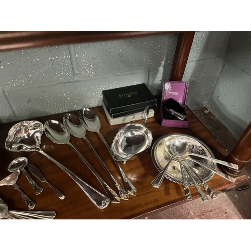 267 - Collection of silver plate