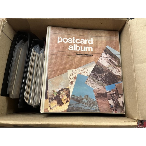 281 - Large collection of postcards in albums