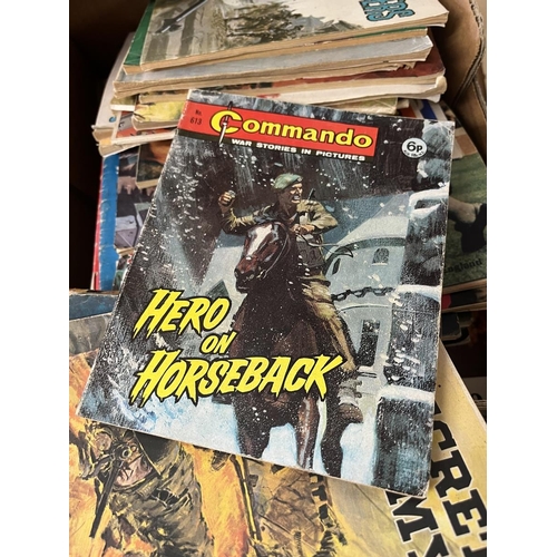 390 - Collection of books magazines and comics to include football and wartime stories