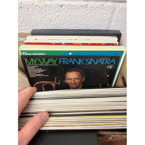 397 - Collection of vinyl records to include many Frank Sinatra