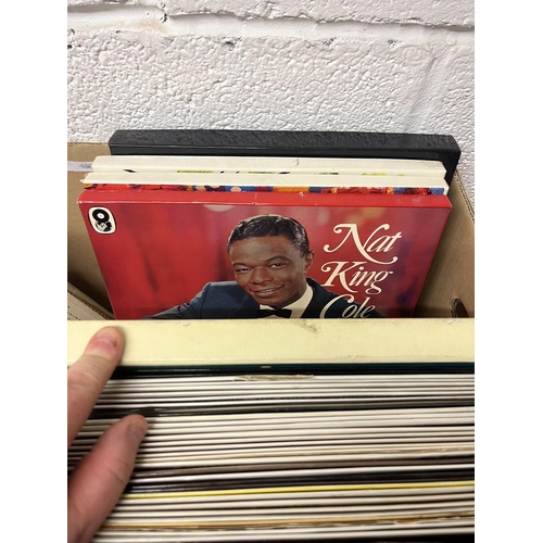 397 - Collection of vinyl records to include many Frank Sinatra