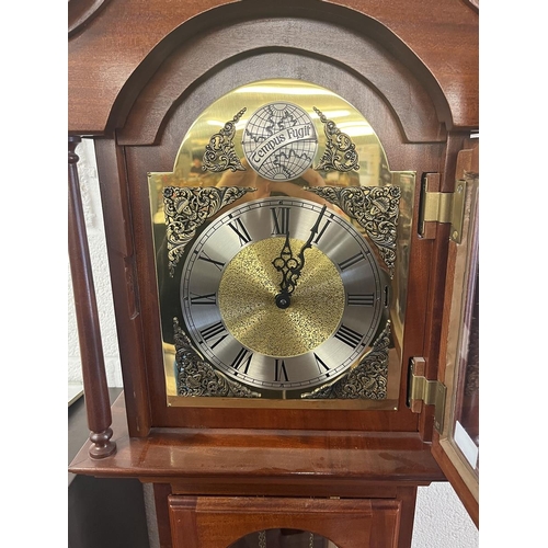 410 - Westminster chimming long case clock