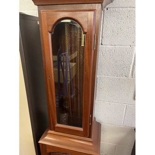 410 - Westminster chimming long case clock