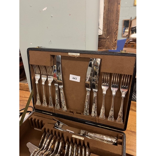 443 - Canteen of cutlery in original box