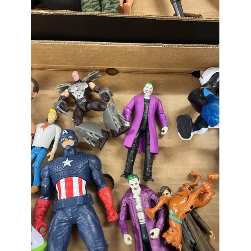 449 - 2 boxes of action hero figures