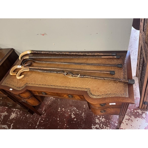 467 - Mahogany writing table