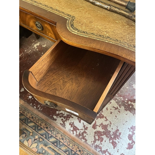 467 - Mahogany writing table