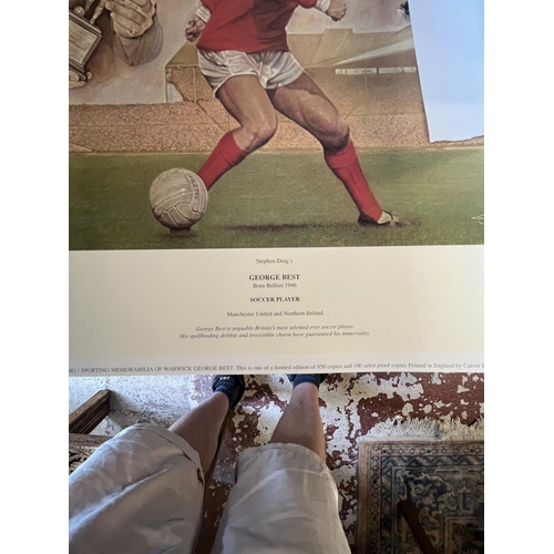 497 - George Best by Stephen Doig