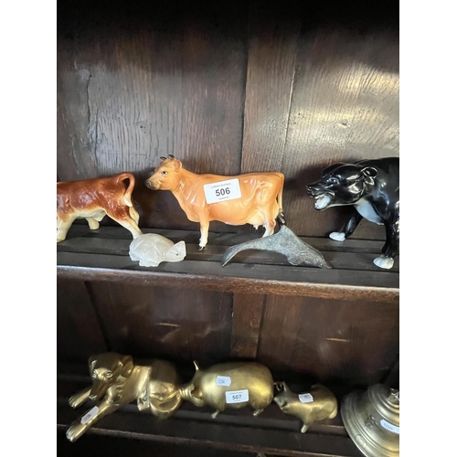 506 - Collection of animal figurines