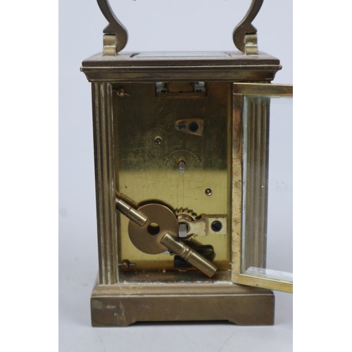 145 - Brass carriage clock