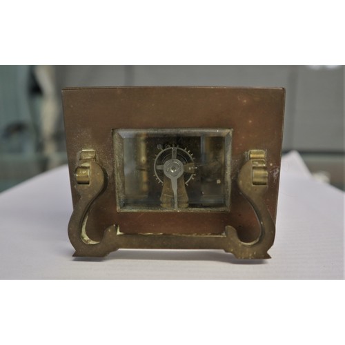 145 - Brass carriage clock