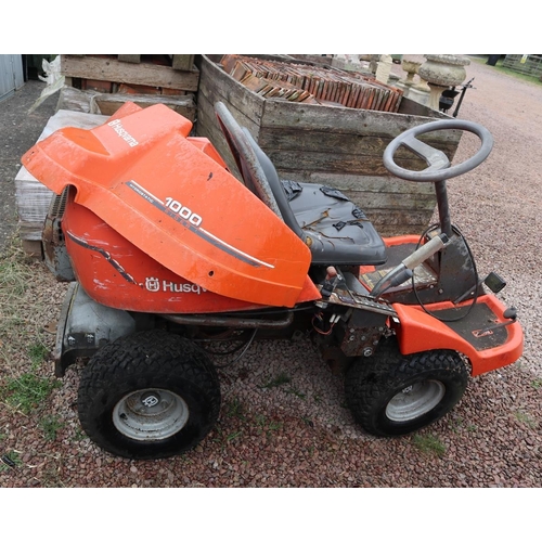 213 - Husqvarna ride on lawn mower - non runner as found