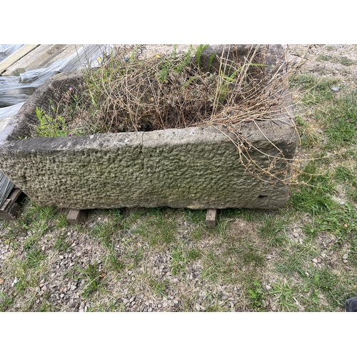 330 - Very large antique stone trough - Approx size: W: 148cm D: 77cm H: 54cm