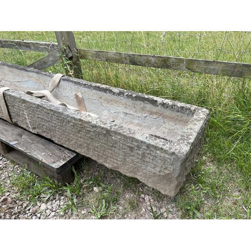 331 - Large long stone trough - Approx length: 241cm