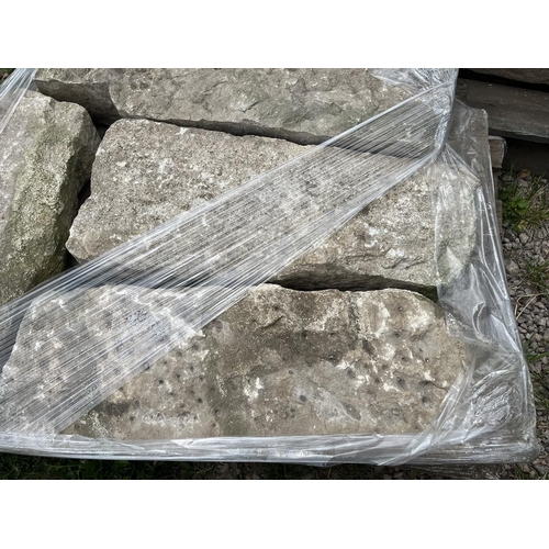 332 - 10 York stone reclaimed steps