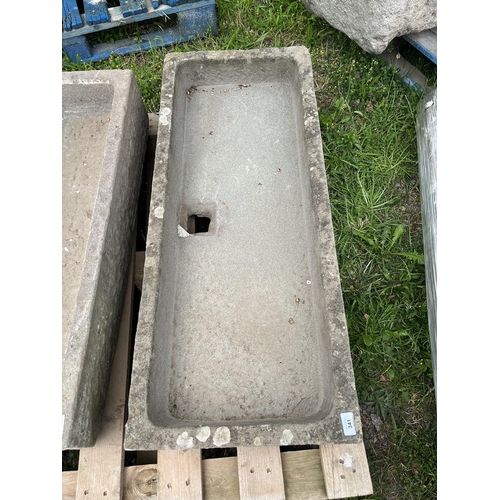 341 - Stone trough - Approx length: 112cm