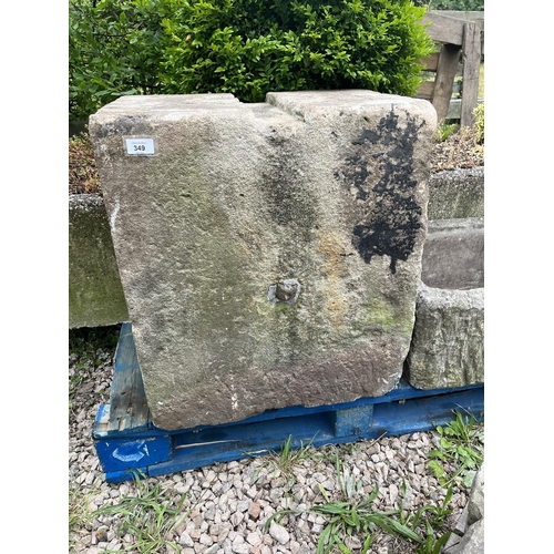 349 - Large stone block