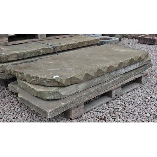 363 - York stone paving reclaimed approx 3sqm - 2/2.5 inch thick