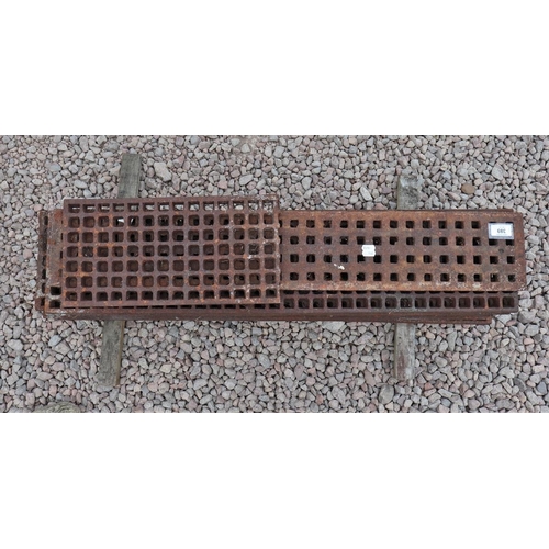 389 - Cast iron Victorian drainage grills