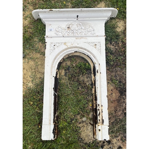 468 - Small Victorian cast iron fireplace