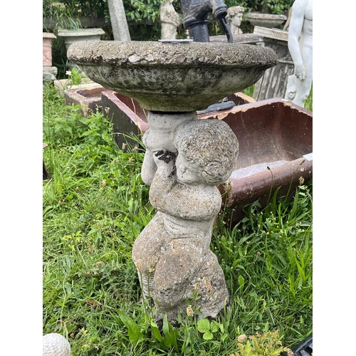 574 - Stone birdbath