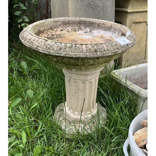 624 - Stone birdbath