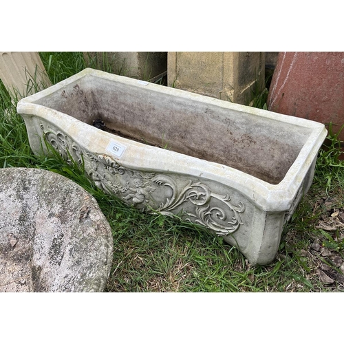 629 - Stone trough planter