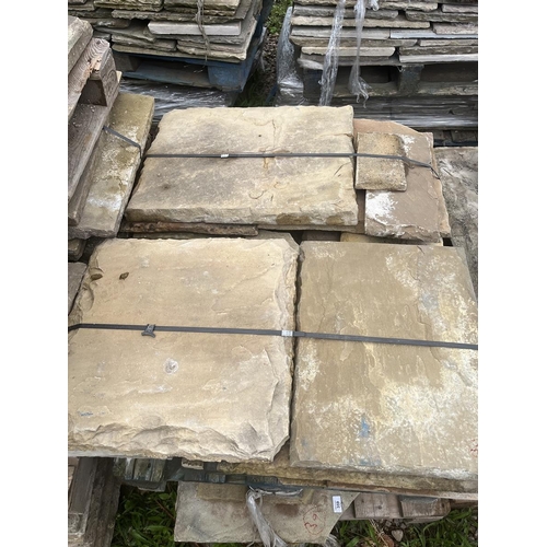 358 - Reclaimed Indian flagstones approx 6.5sqm