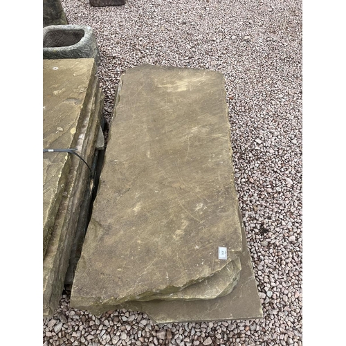 363 - York stone paving reclaimed approx 3sqm - 2/2.5 inch thick