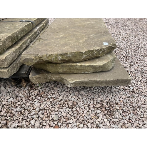 363 - York stone paving reclaimed approx 3sqm - 2/2.5 inch thick