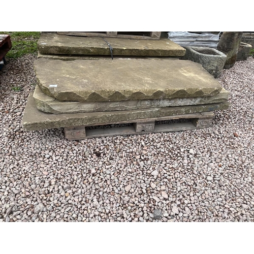 363 - York stone paving reclaimed approx 3sqm - 2/2.5 inch thick