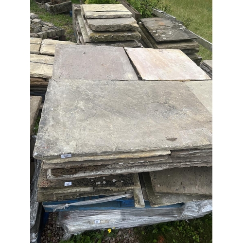 367 - Reclaimed Indian flagstones approx 11 sqm