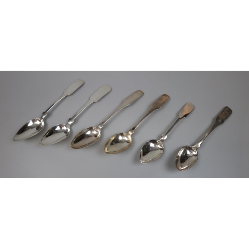 16 - 6 silver serving spoons - Approx weight 278g