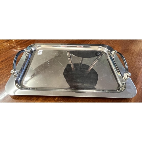 500 - Silver plate serving tray by Marquis for Waterford