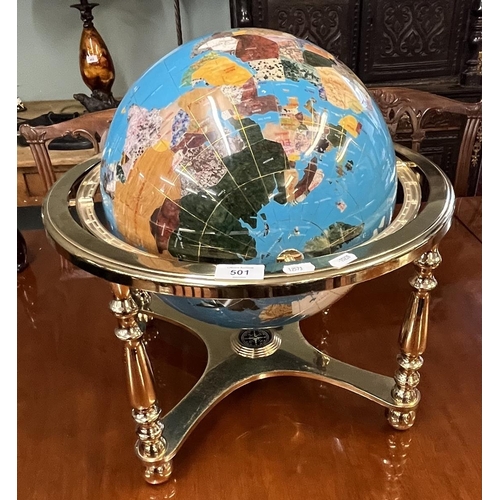 501 - Gemstone globe