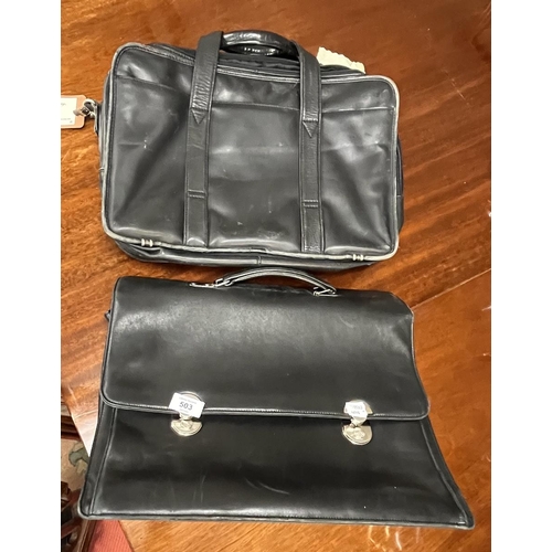 503 - 2 briefcases owned by Nick Scheele to include Esquire