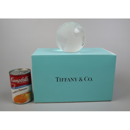 136 - Tiffany & Co glass globe in original box